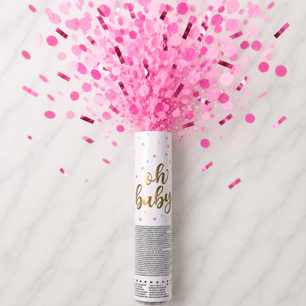 Girl Confetti Cannon