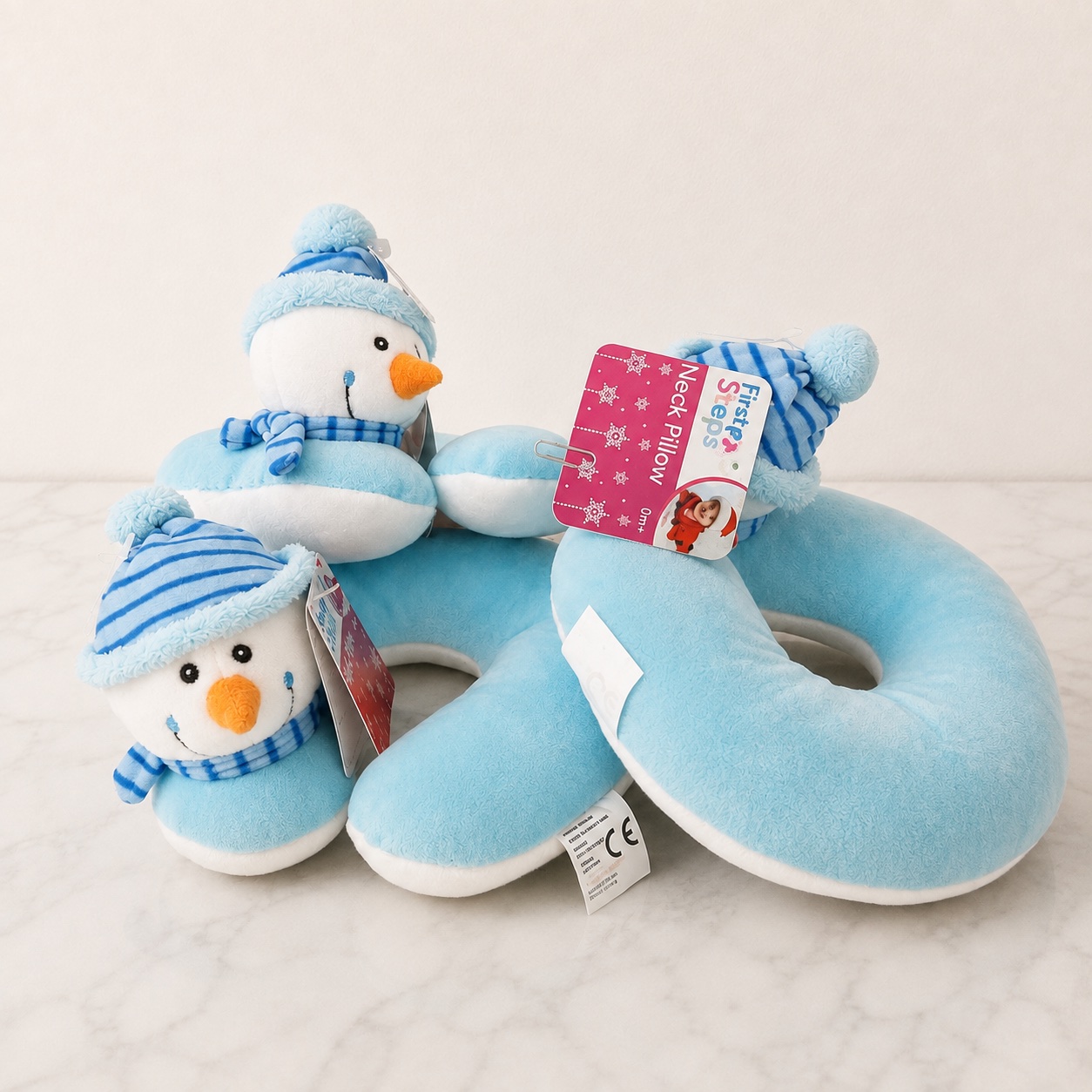 Baby Snowman Neck Pillow