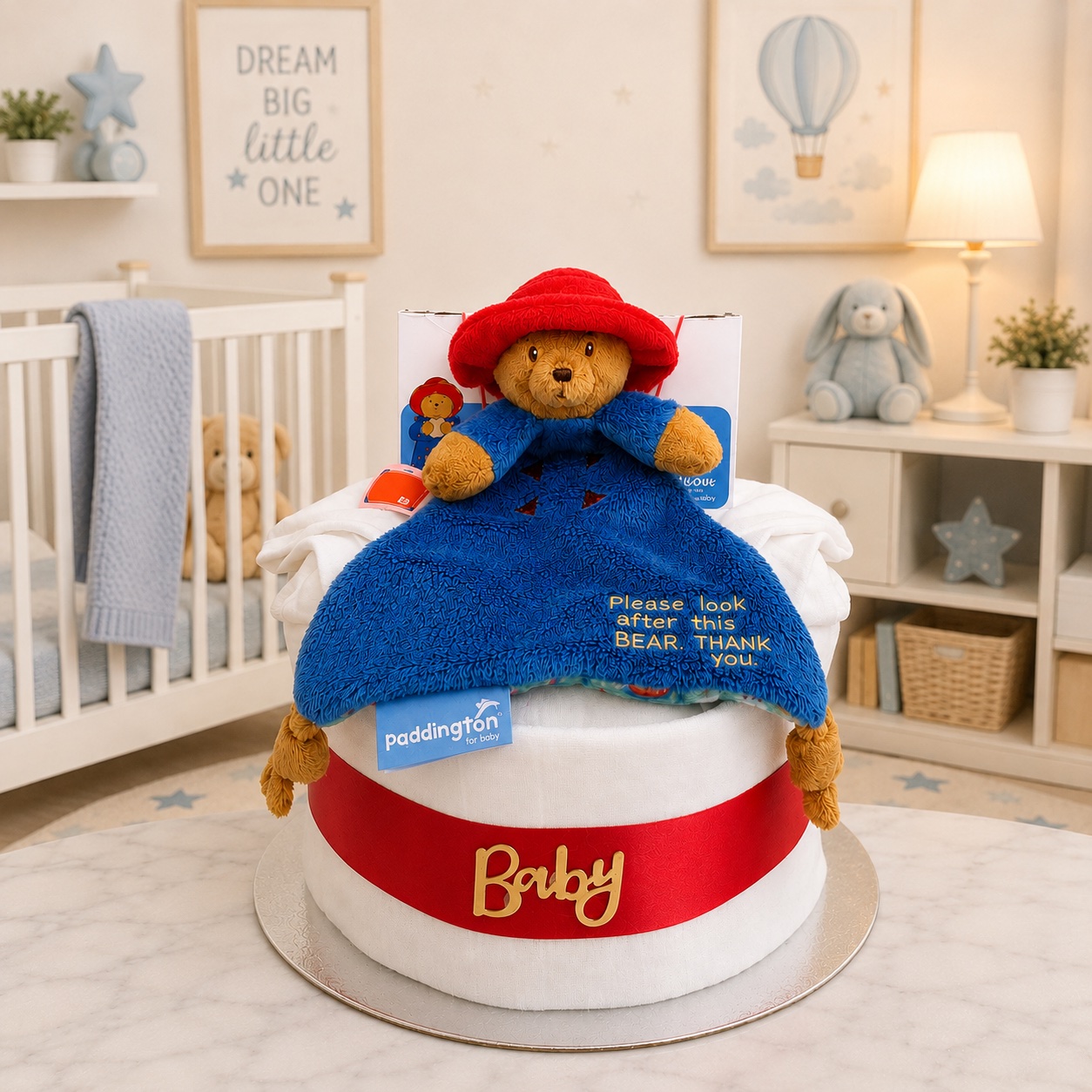Paddington Comfort Nappy Cake