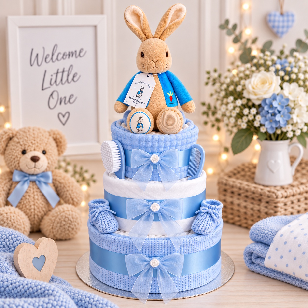 Peter Rabbit 3 Tier Nappy Cake