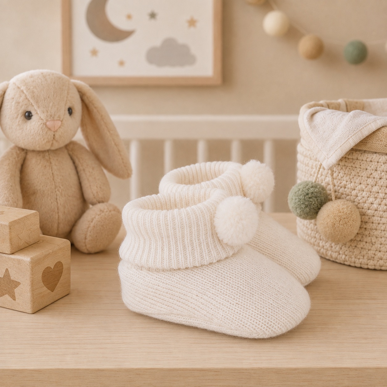 Pom-Pom Booties
