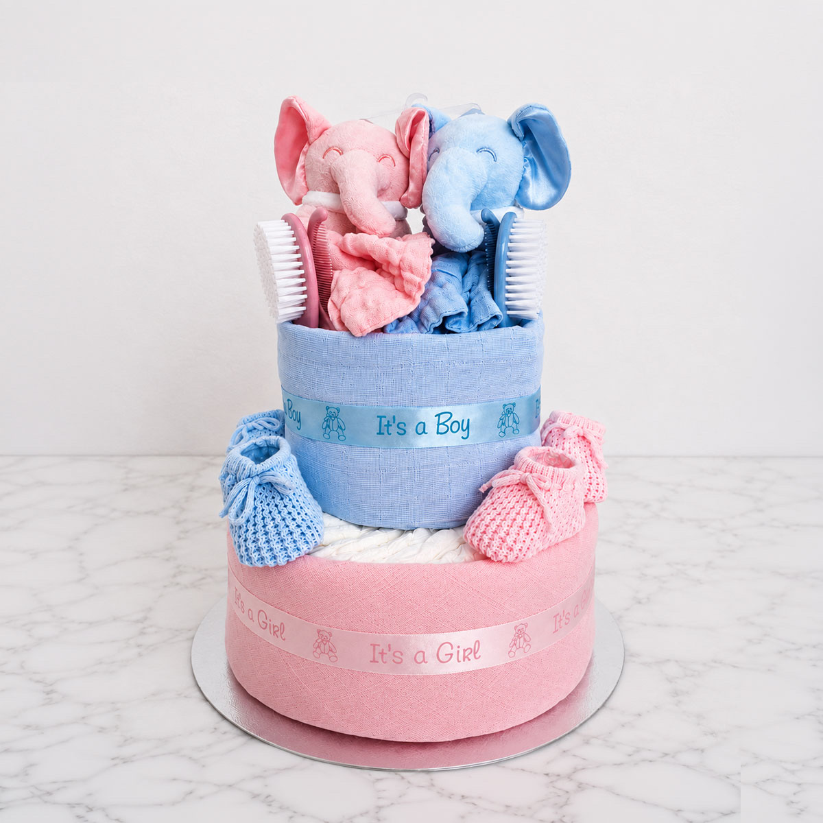 Twins Nappy Cake